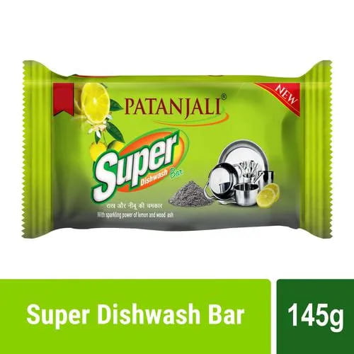 Patanjali Super Dishwash Bar, 145 g Patanjali Super Dishwash Bar, 145 g